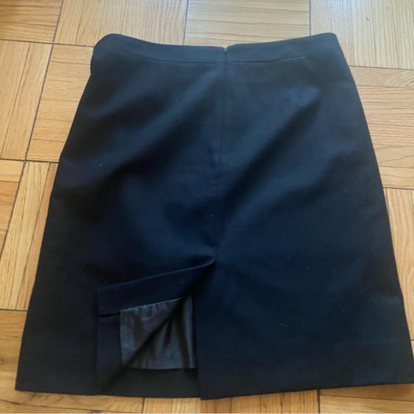 JCREW black wool lined pencil skirt - Picture 4 of 4